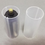 2pcs/lot High Quality 18650 Battery Fixed Tube Holder Battery Sheath Tube Plastic Case Adaptor For Flashlight