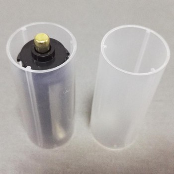 2pcs/lot High Quality 18650 Battery Fixed Tube Holder Battery Sheath Tube Plastic Case Adaptor For Flashlight
