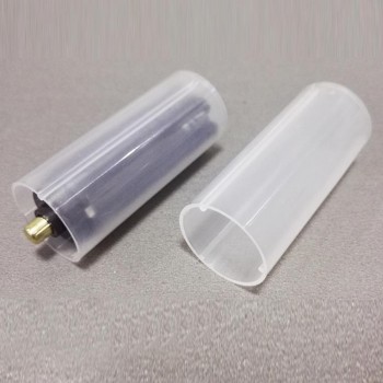 2pcs/lot High Quality 18650 Battery Fixed Tube Holder Battery Sheath Tube Plastic Case Adaptor For Flashlight