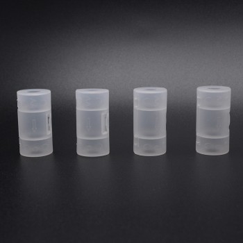 4 Pcs AA to C Battery Holder Adapter Battery Case Converter Switcher LR06 AA to C LR14 Size Battery Storage Box Wholesale