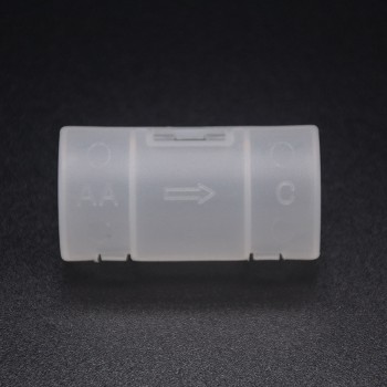 4 Pcs AA to C Battery Holder Adapter Battery Case Converter Switcher LR06 AA to C LR14 Size Battery Storage Box Wholesale