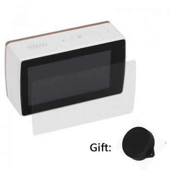 Tempered Glass Film LCD HD Screen Protector Gift Lens Cover for Xiaomi YI 4K Xiaoyi 4K+ Plus YI Lite Action Camera Accessories