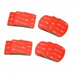 3M Sticker 12pcs VHB Adhesive Double Flat Curved Mount Helmet Surfboard To Smoth Surfaced Helmets for Gopro Hero 7/6/5/4/3/3+/2