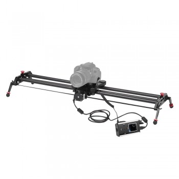 Andoer GP-80QD 80cm/2.6ft Time Lapse Video Shot Carbon Fiber Motorized Camera Track Slider Dolly Video Rail for Canon Nikon DSLR