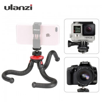 Ulanzi Mini Flexible Octopus Mobile Tripod With Phone Holder Adapter for iPhone X Smartphone DSLR Camera Nikon Canon Gopro Hero