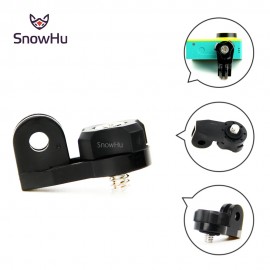 SnowHu Camera Bridge Adapter for xiaomi yi Mounts 1/4 inch Screw Hole for Sony Mini Cam Action Camera HDR AS20 AS30V GP135