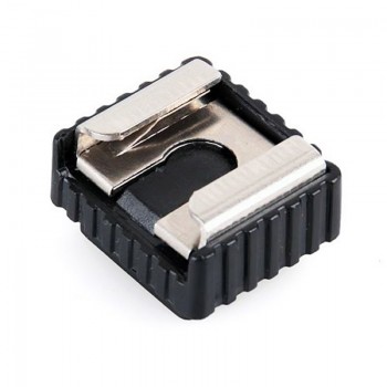 1pcs New Camera Metal Hot Shoe Mount Adapter To 1/4 Screw Thread For Studio Light Tripod VCZ25