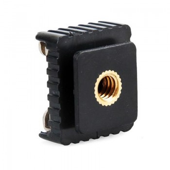 1pcs New Camera Metal Hot Shoe Mount Adapter To 1/4 Screw Thread For Studio Light Tripod VCZ25