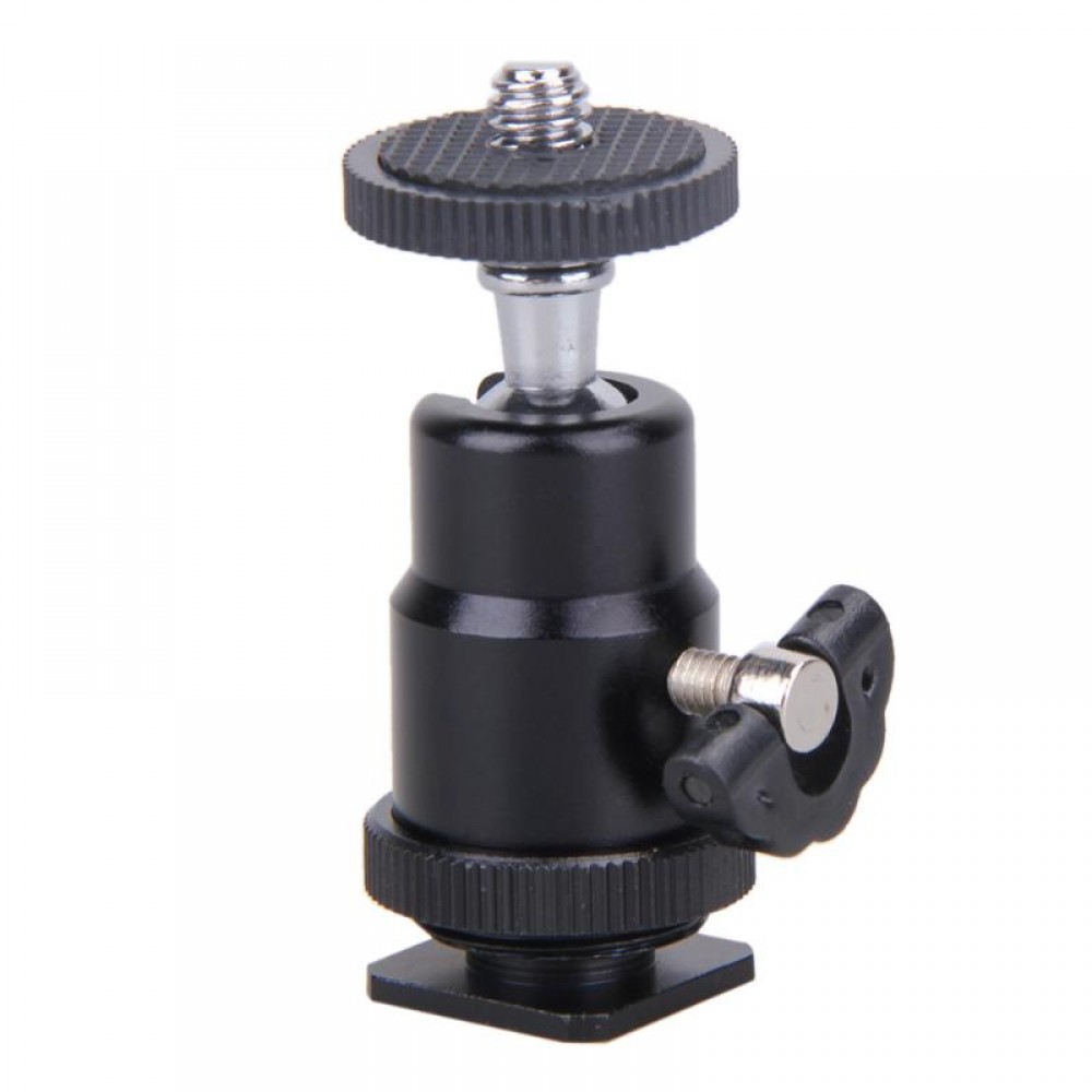 Camera Mini Cradle Tripod Ball Head LED Light Flash Bracket Holder Mount 1/4 Inch Hot Shoe Adapter With Lock Cheap Sale