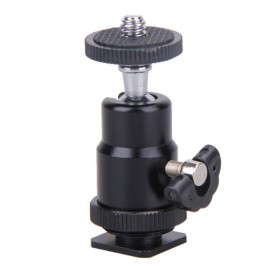 Camera Mini Cradle Tripod Ball Head LED Light Flash Bracket Holder Mount 1/4 Inch Hot Shoe Adapter With Lock Cheap Sale