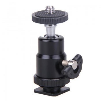 Camera Mini Cradle Tripod Ball Head LED Light Flash Bracket Holder Mount 1/4 Inch Hot Shoe Adapter With Lock Cheap Sale
