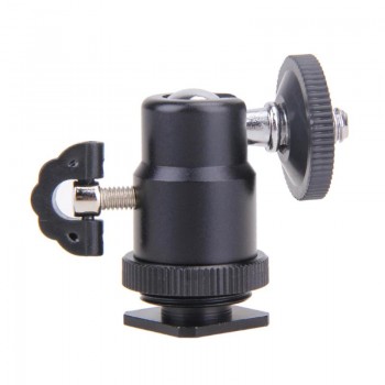 Camera Mini Cradle Tripod Ball Head LED Light Flash Bracket Holder Mount 1/4 Inch Hot Shoe Adapter With Lock Cheap Sale