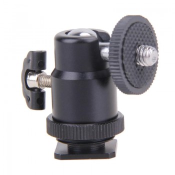 Camera Mini Cradle Tripod Ball Head LED Light Flash Bracket Holder Mount 1/4 Inch Hot Shoe Adapter With Lock Cheap Sale
