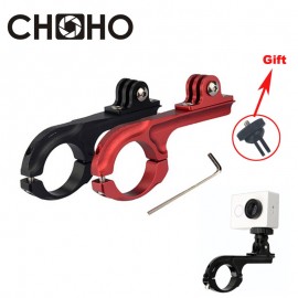 Bike Handlebar Mount  Bicycle Motorcycle CNC Aluminum Holder for Gopro Hero 5 6 4 3+ SJCAM Xiaoyi 4K SJ5000 Accessories