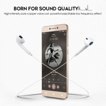 Heavy Bass Earphone for Xiaomi for Huawei for Letv Phones Sport Headset for Type-C Phones Noise Reduction Hifi Sound Quality