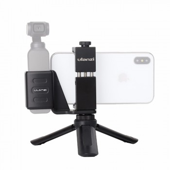 Ulanzi Mini Tripod for Phone, Smartphone Video Tripod Stand Handle Grip for DJI Osmo Pocket Gimbal Gopro 7 6 5 4 Zhiyun Smooth 4