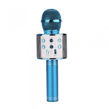 Professional Bluetooth Wireless Microphone WS-858 Karaoke Microphones Speaker Handheld Music Player MIC Singing Recorder KTV Mic