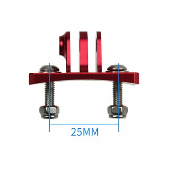 CNC Skydiving Helmet Fixed Mount Holder Adapter Mounts for GOPRO Hero 5 4 3 /yi /GitUp/SJ4000 SJ5000 SJ6000 SJcam Action Cameras
