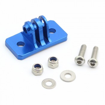 CNC Skydiving Helmet Fixed Mount Holder Adapter Mounts for GOPRO Hero 5 4 3 /yi /GitUp/SJ4000 SJ5000 SJ6000 SJcam Action Cameras