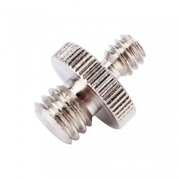 1/4-1/4 Screw Male to Male Metal Adapter Screw 1/4 Male Threaded to 1/4 3/8 Male Threaded Screw Photo Studio Accessories New