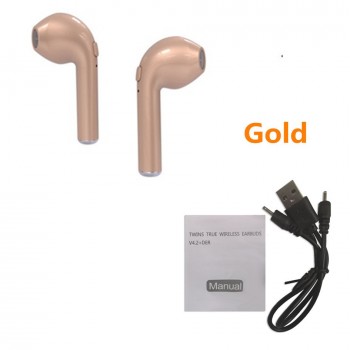I7 I7S TWS Bluetooth earphone Wireless Headsets Earbuds Portable Phone Handphone With Mic for iPhone X 8 7 6 Android
