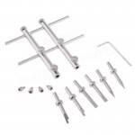 Foleto Adjustable Camera Lens Spanner Wrench 3 Tips Flat Opening Open Repair Tool set For Nikon Canon Sony pentax lens Remover