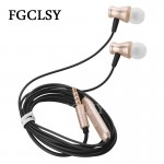 FGCLSY Sport Magnetism Earphone Headphone For iPhone Xiaomi Hands Free Headphones with Mic Music Super Bass Stereo Jack Headset