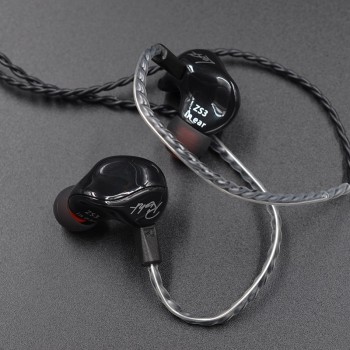 KZ ZS3 Ergonomic Detachable Cable Earphone In Ear Audio Monitors Noise Isolating HiFi Music Sports Earbuds With Microphone es