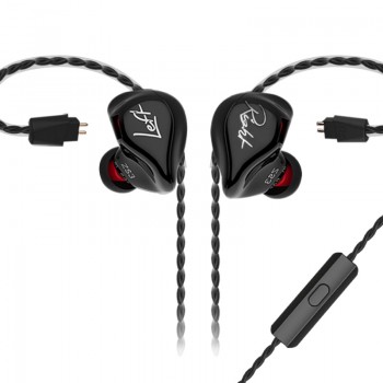 KZ ZS3 Ergonomic Detachable Cable Earphone In Ear Audio Monitors Noise Isolating HiFi Music Sports Earbuds With Microphone es