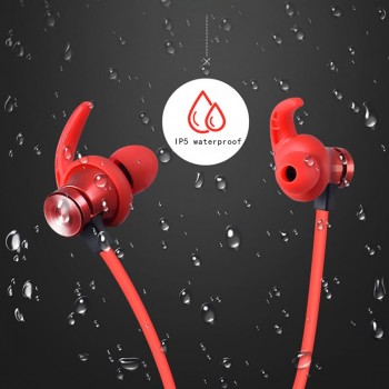 Magnetic Attraction Bluetooth Earphone Headset Waterproof Sports 5.0 With Charging Cable Earphone Build-in Mic Pluggable card