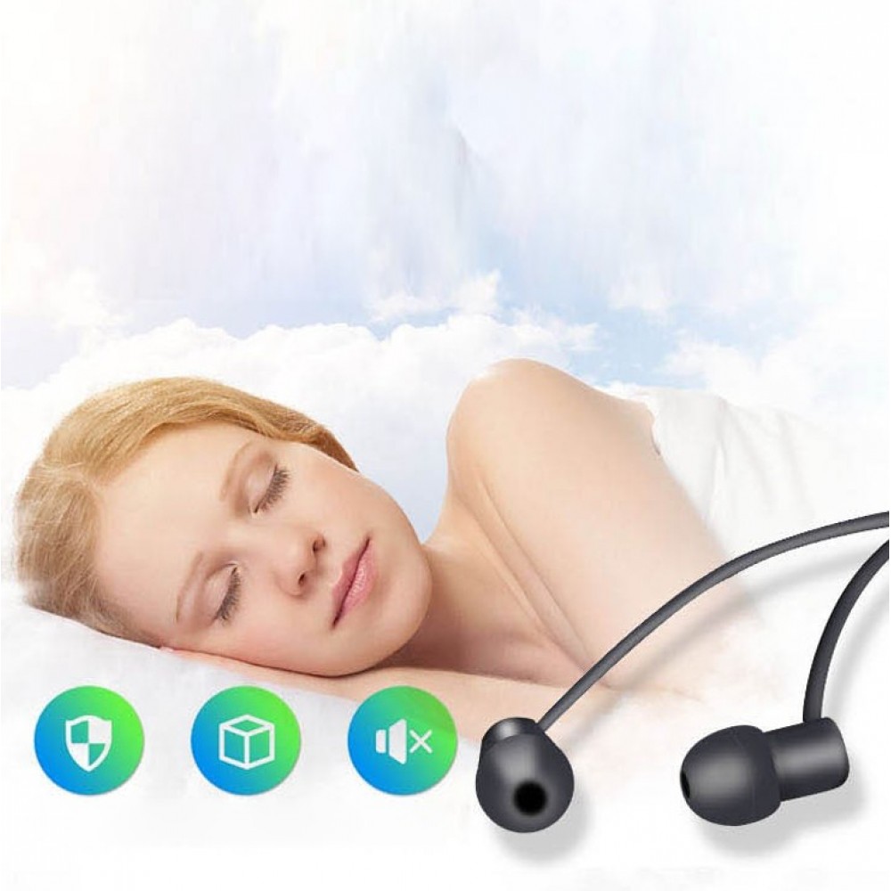 New sleep earphone in-ear remote control mobile phone computer universal headset with call subwoofer noise reduction earplugs