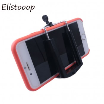 Elistooop Stretchable Rotating Selfie Cell Phone Holder Mount Bracket Clip For Mobile Phone Smartphone Camera Tripod
