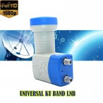 Universal Ku Band Twin LNB High Gain Low Noise 0.1db universal lnb full hd digital ku band twin lnb for satellite tv dvbs2 lnb