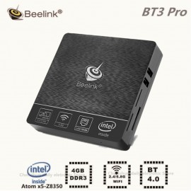 Beelink BT3 Pro Mini PC 2.4/5.8GHz WiFi Bluetooth 4.0 Max 4GB RAM+64GB ROM Wins 10 Intel Atom X5-Z8350 64Bit PK Beelink AP42
