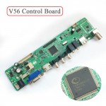 V56 Universal LCD TV Controller Driver Board PC/VGA/HDMI/USB Interface USB play media Only V56 Control Board 8503.03