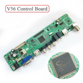V56 Universal LCD TV Controller Driver Board PC/VGA/HDMI/USB Interface USB play media Only V56 Control Board 8503.03