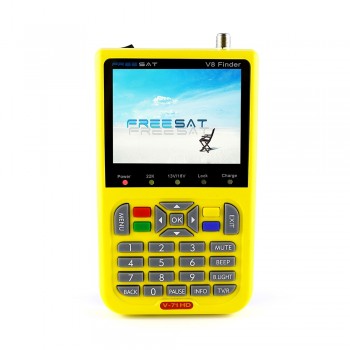 GT MEDIA V8 Finder Satellite signal Finder V-71 HD DVB-S2 MPEG-2/MPEG-4 FTA Digital Satellite meter 3.5 inch LCD Display satlink