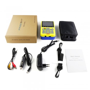 GT MEDIA V8 Finder Satellite signal Finder V-71 HD DVB-S2 MPEG-2/MPEG-4 FTA Digital Satellite meter 3.5 inch LCD Display satlink