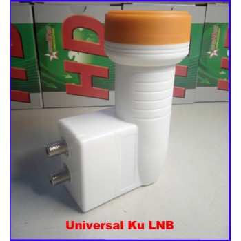 Super HD SR-3602 free shipping Best Signal digital HD Hing Gain low noise waterproof  Universal KU Band Twin LNB