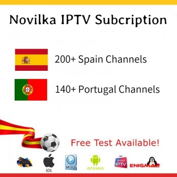 1 Year Spain Portugal IPTV Subscription With 400+ Europe Spain Portugal  LiveTV and 500 VOD Channels For Android TV Box smart tv
