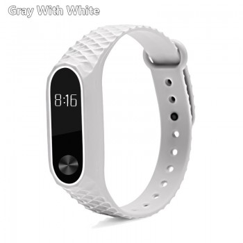 BOORUI Colorful Diamond Miband 2 strap Newest silicone mi 2 wrist strap correa mi band 2 smart bracelet Wristband Replacemet