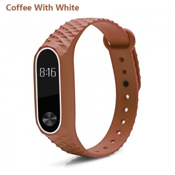 BOORUI Colorful Diamond Miband 2 strap Newest silicone mi 2 wrist strap correa mi band 2 smart bracelet Wristband Replacemet