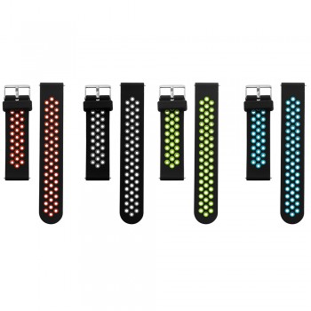 LEMADO 20mm Silicone Strap For Original Xiaomi Bip BIT PACE Smart Watch Band for Huami Youth Bracelet Strap waterproof