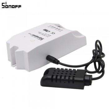 Sonoff TH16 Smart Wifi Switch Monitoring Temperature Humidity Wifi Smart Switch Home Automation Kit Works With Alexa Google Home