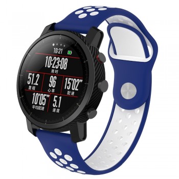 Torntisc Smart Accessories for Huami Stratos strap 22mm Band for Xiaomi Watch 1 2 Pace Double Color Replacement Band