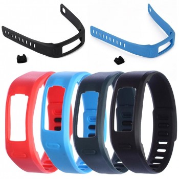 New Comfortable Silicone Replacement Watch Strap With Clasp For Garmin Vivofit 1 Smart Bracelet Watch Band 2 Size Replace