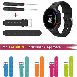 Silicone Replacement Belt Wrist Band Watch Strap for Garmin Forerunner 220 230 235 630 620 735 Approach S20  S5 S6 Smart Watches