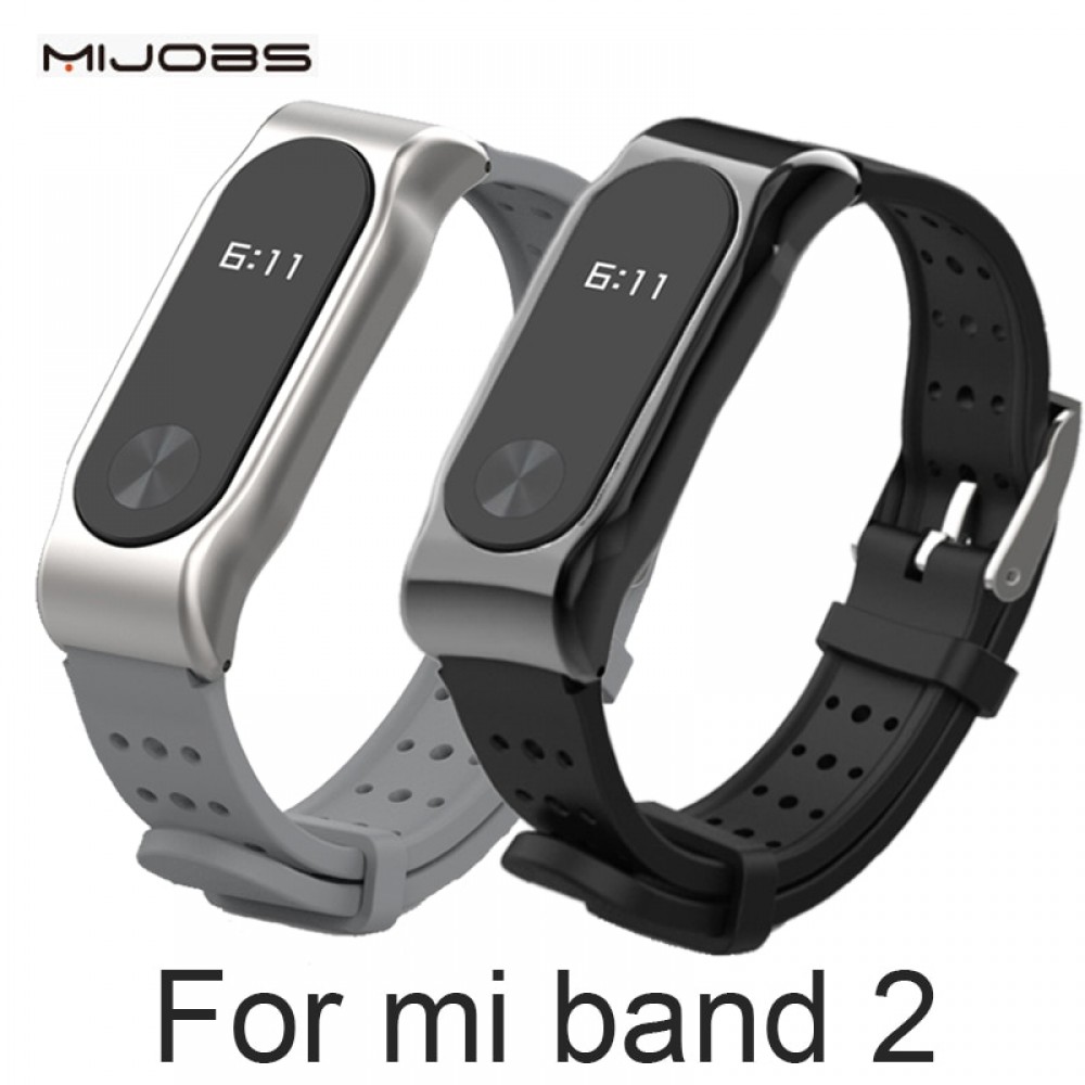 Xiaomi Mi Band 2 Bracelet Strap Miband 2 Sports wristband metal Strap Wristband Replacement Smart Band Accessories For Mi Band 2