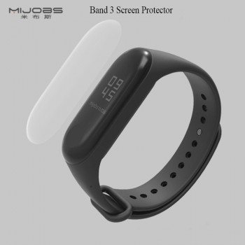 Mjobs 2pcs cases for Xiaomi Mi Band 3 Screen Protector Miband3 HD Ultra Thin Anti-scratch Film Soft film Band3 Full Screen cover