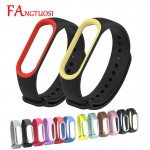 Double Color for Xiaomi Mi Band 3 Sport Strap Silicone wrist strap For xiaomi mi band 3 accessories bracelet Miband 3 Strap new